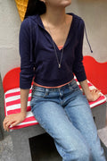 Christy Cropped Hoodie