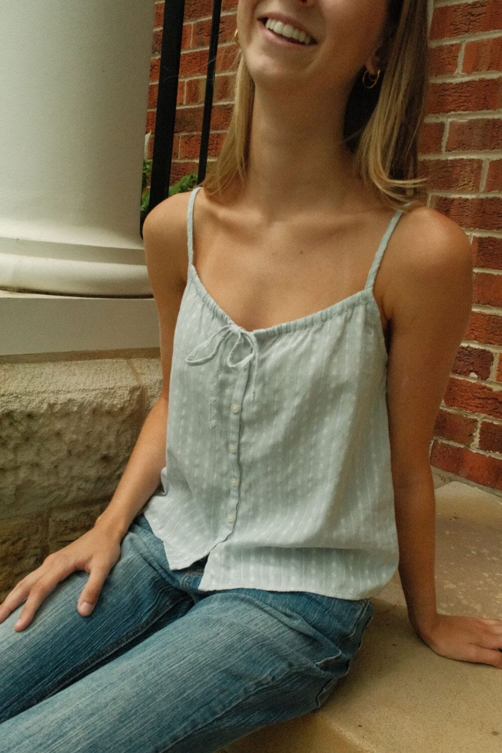 Alice Eyelet Tank