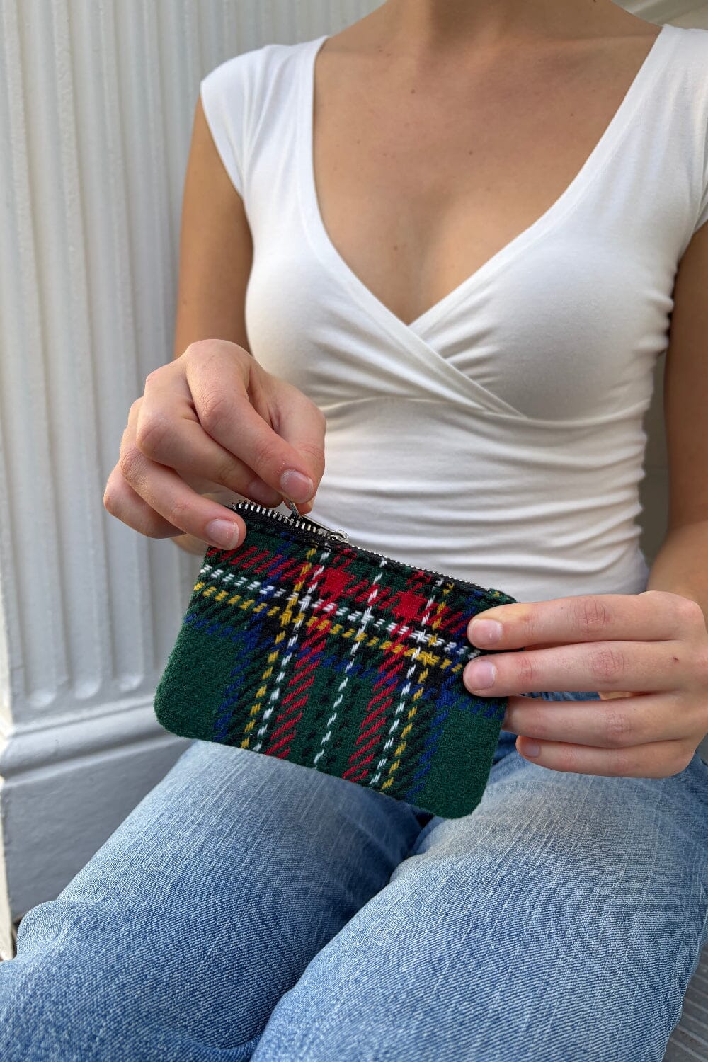 Plaid Coin Purse