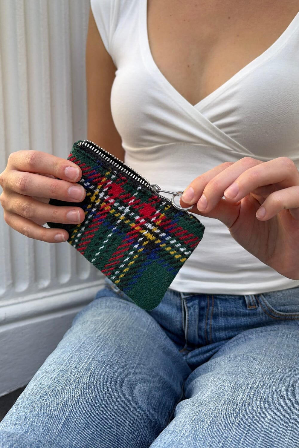 Plaid Coin Purse