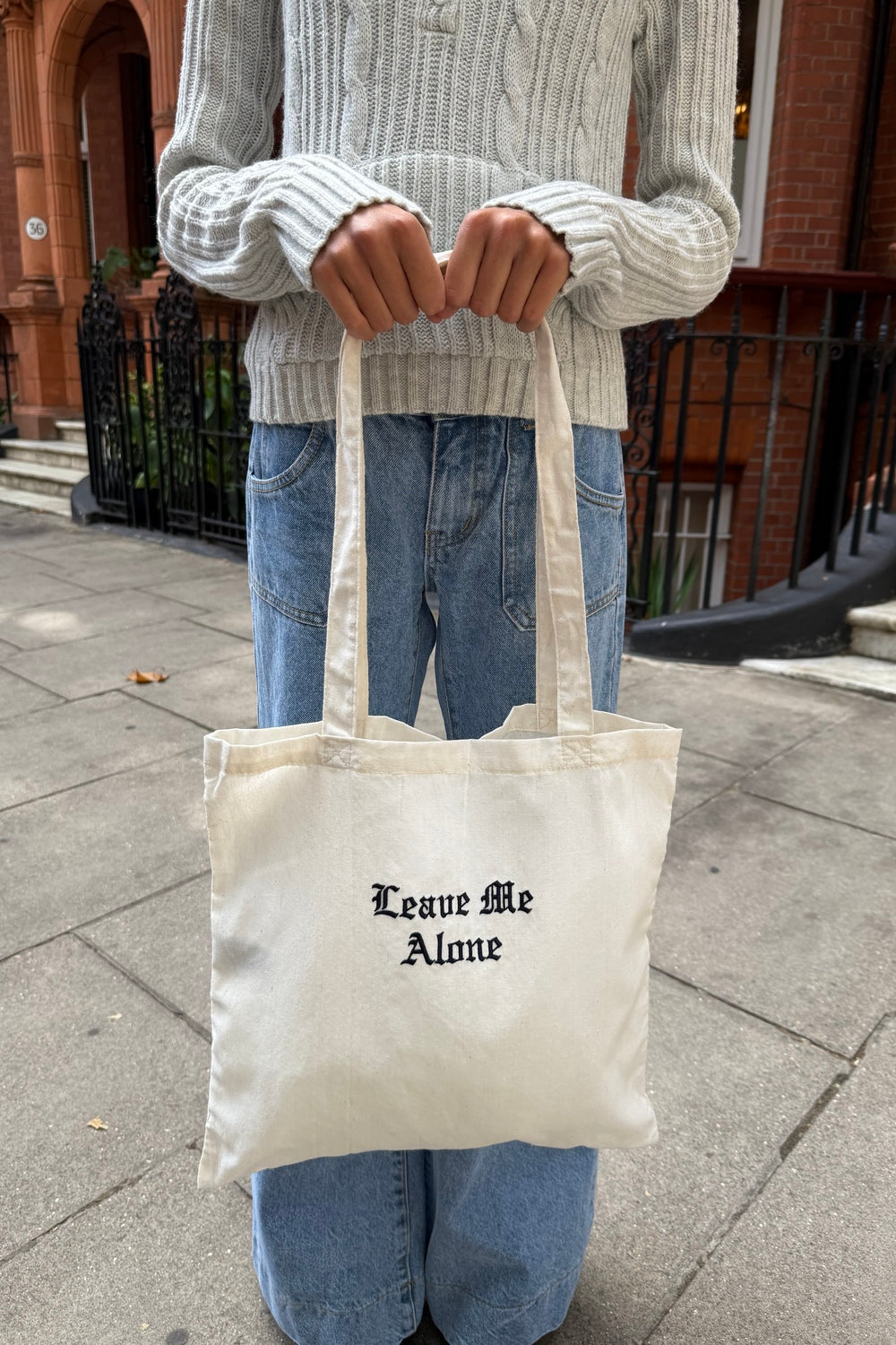 Leave Me Alone Tote Bag