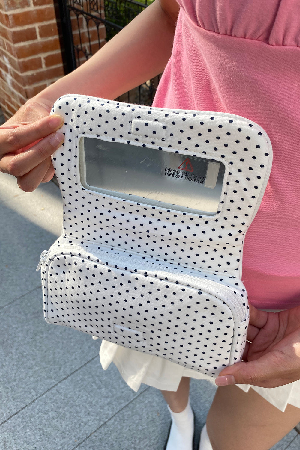Polka Dots Makeup Bag