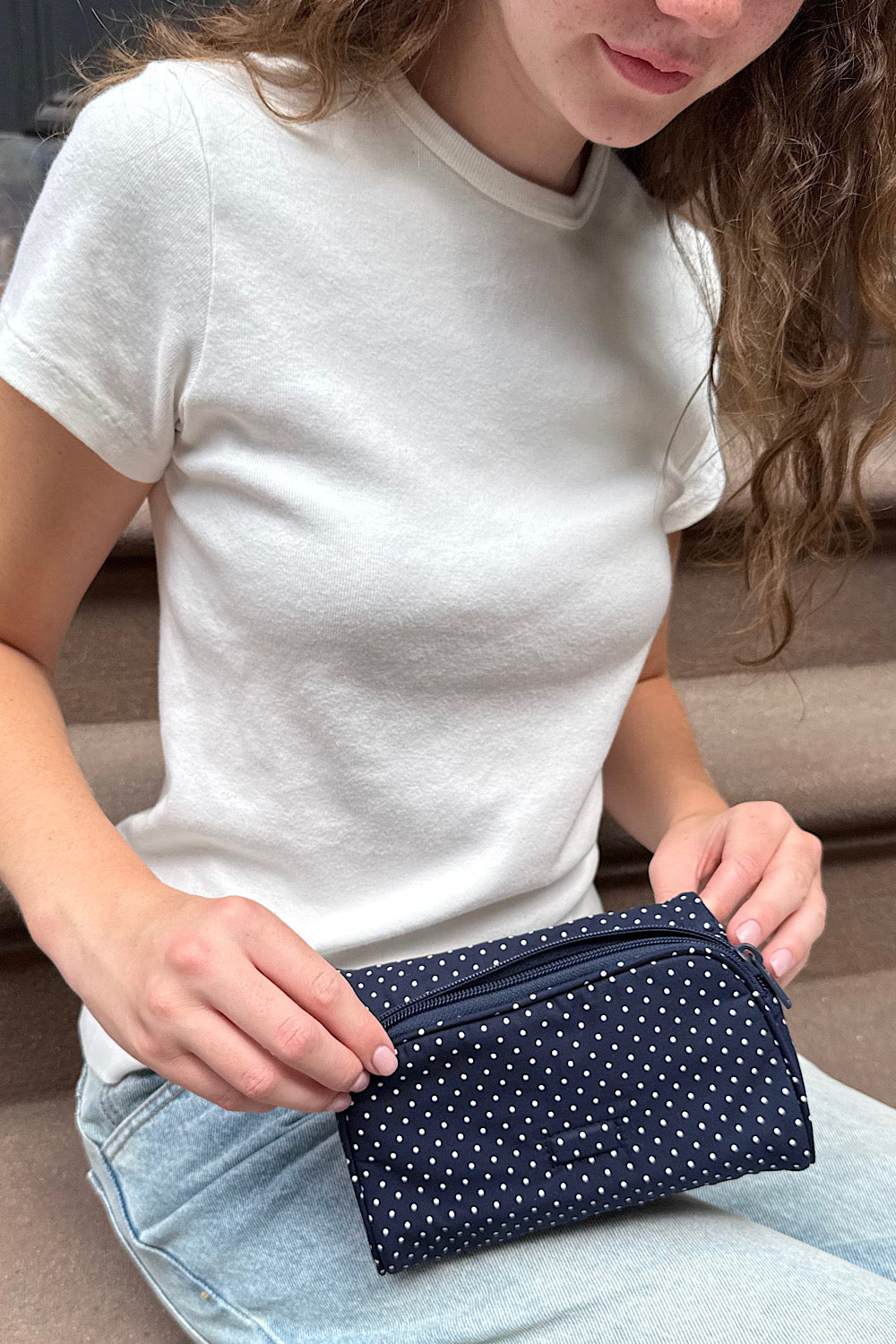 Polka Dots Makeup Bag