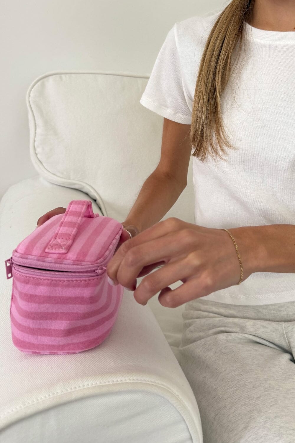 Stripes Makeup Bag