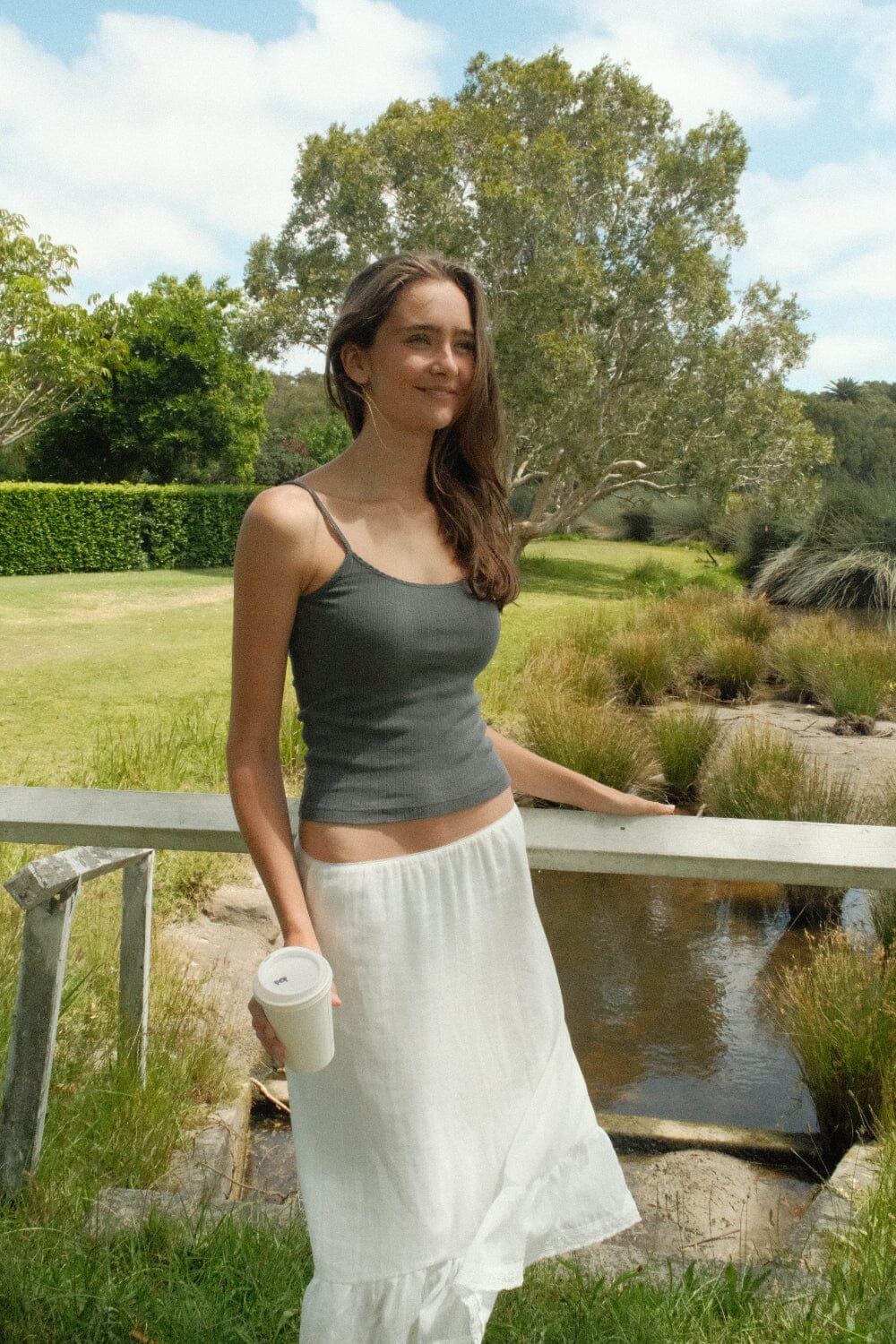Skylar Eyelet Tank