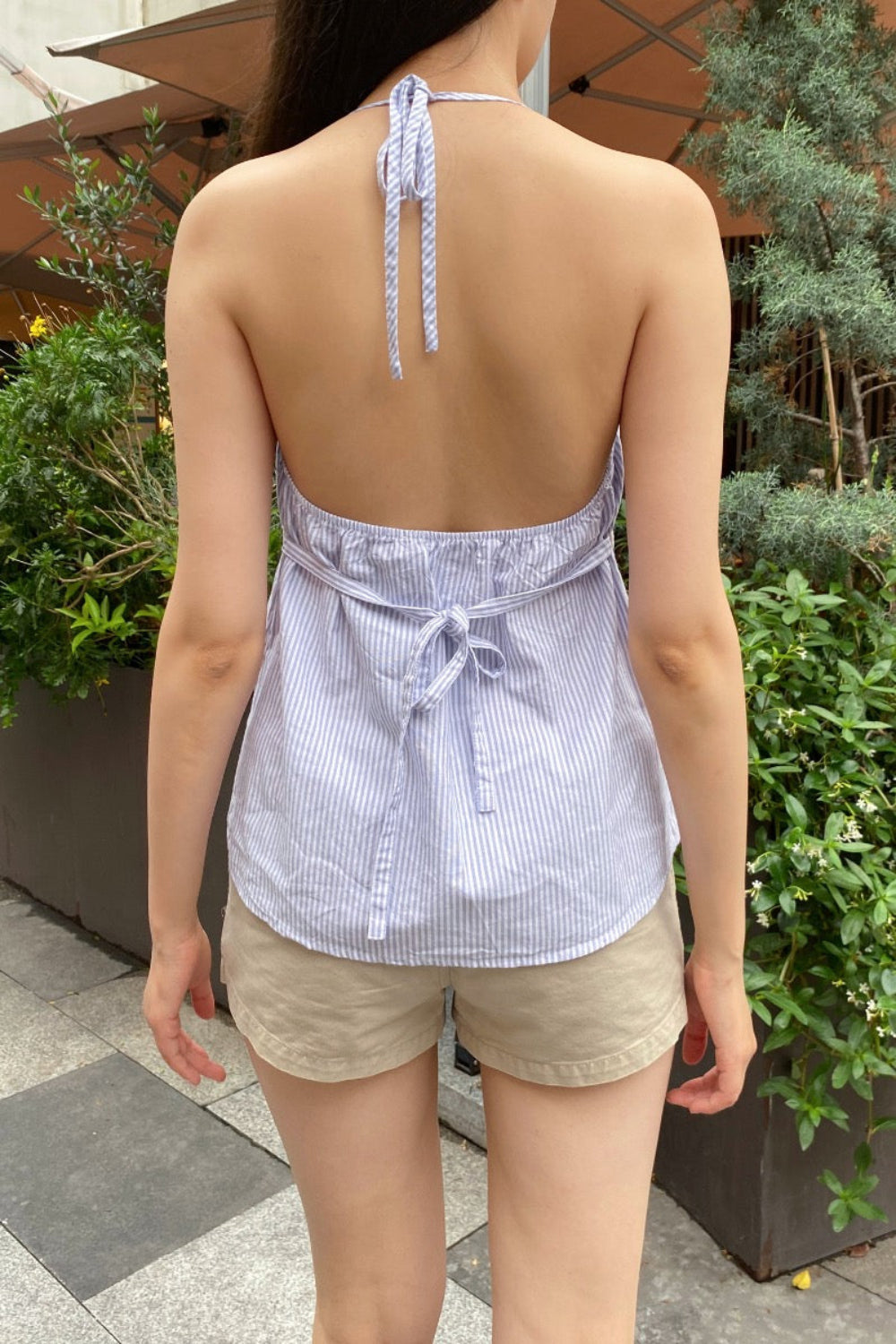 Edith Striped Halter Tank
