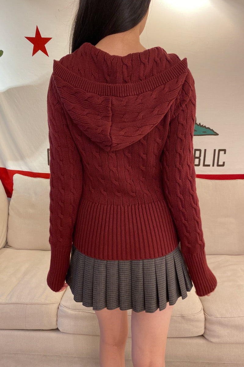 Aura Cable Knit Cardigan