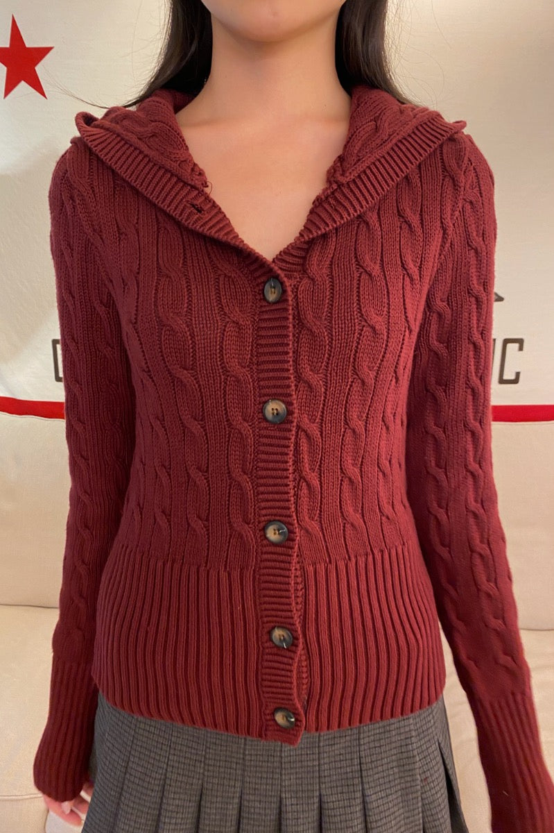 Aura Cable Knit Cardigan