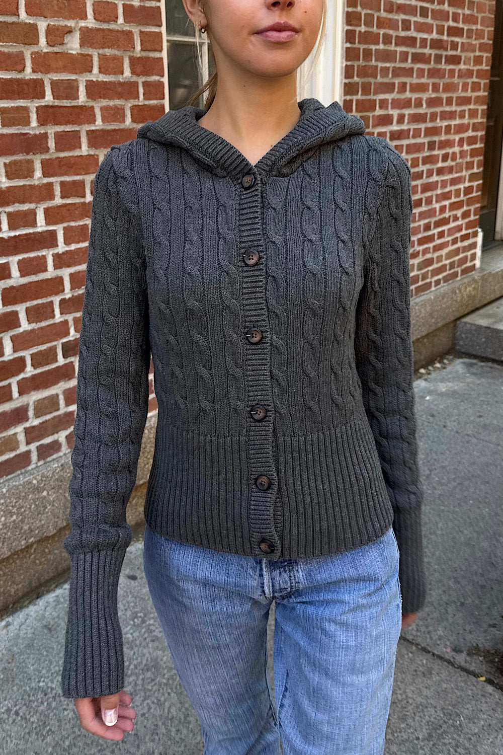 Aura Cable Knit Cardigan