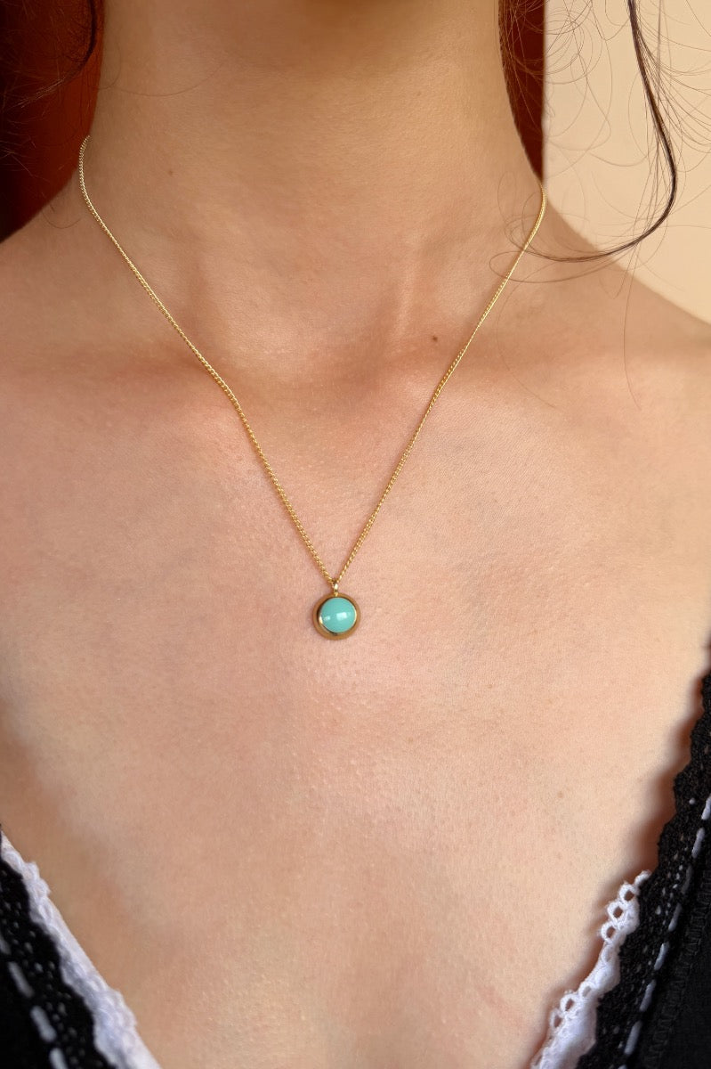 Turquoise Gem Necklace