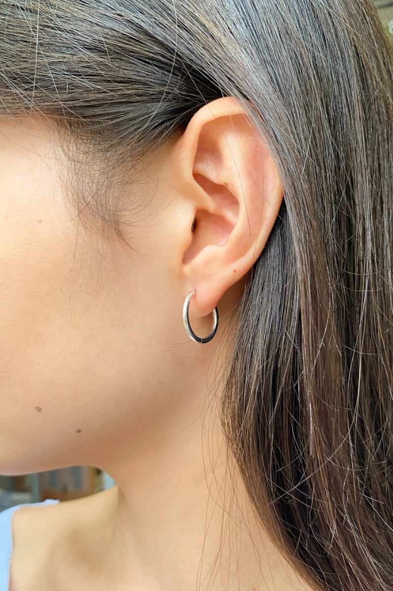 Sterling Silver Hoop Earrings